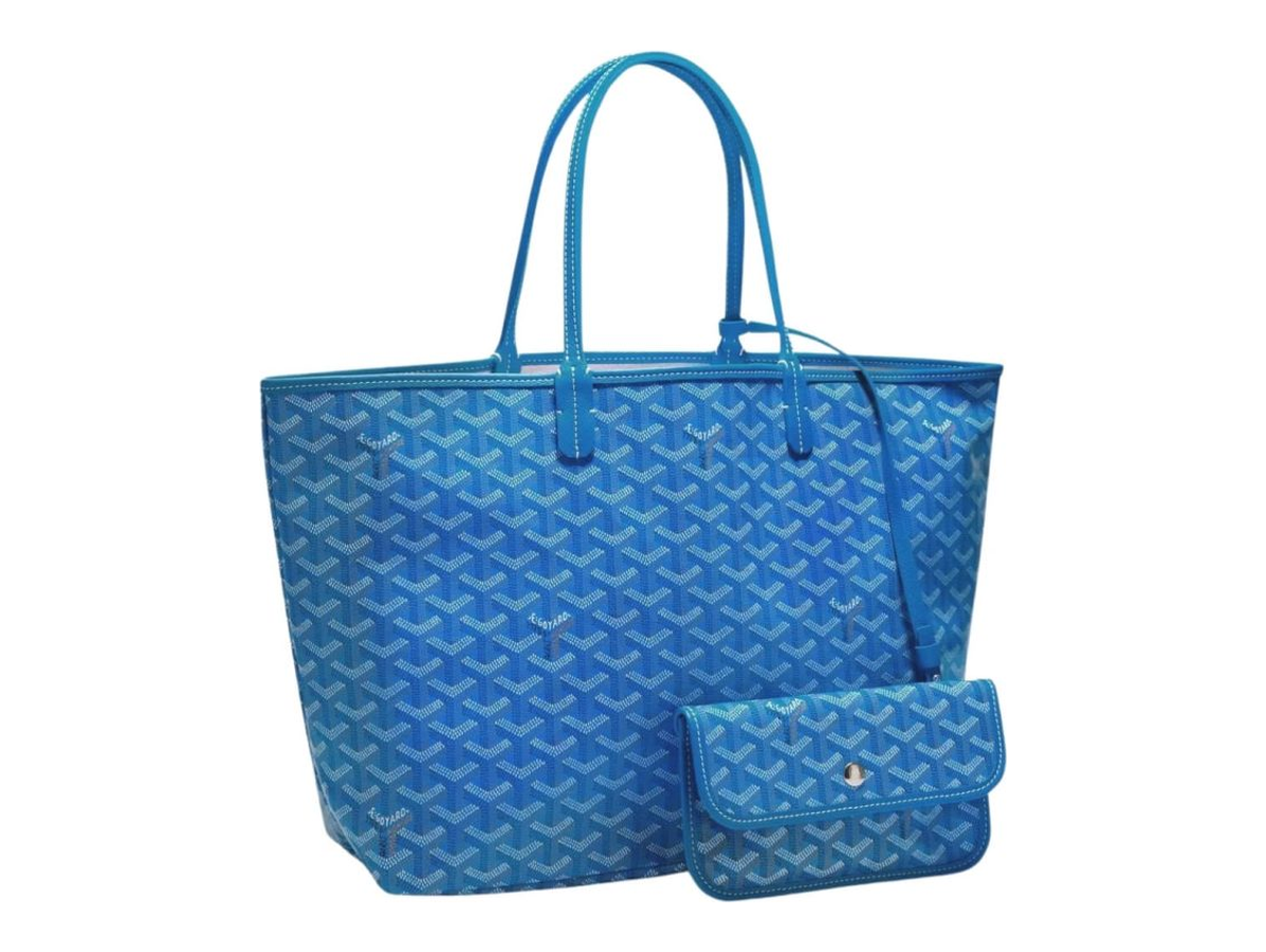 Goyard Saint Louis GM Bag Sky Blue