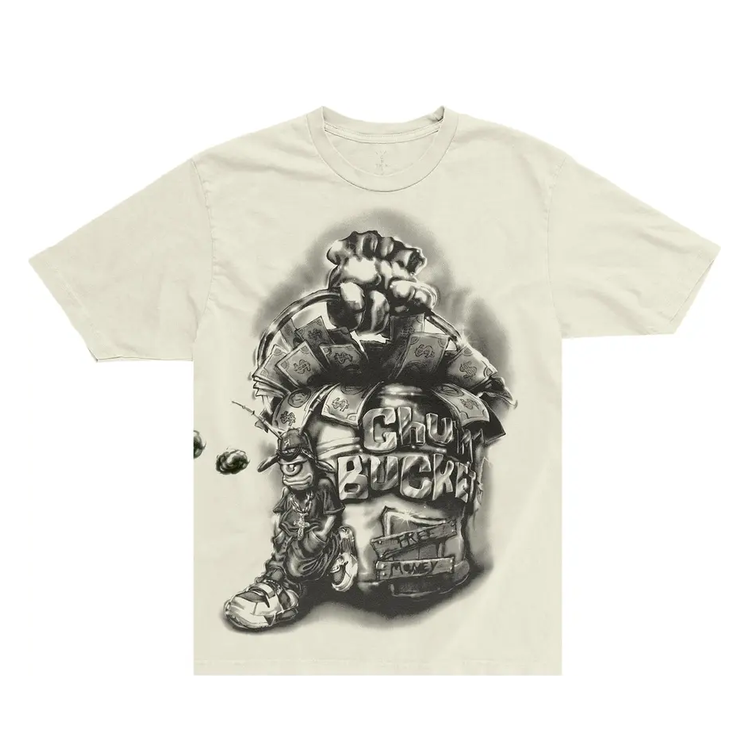 Cactus Jack by Travis Scott x Spongebob Chum Bucket Tee 'White'