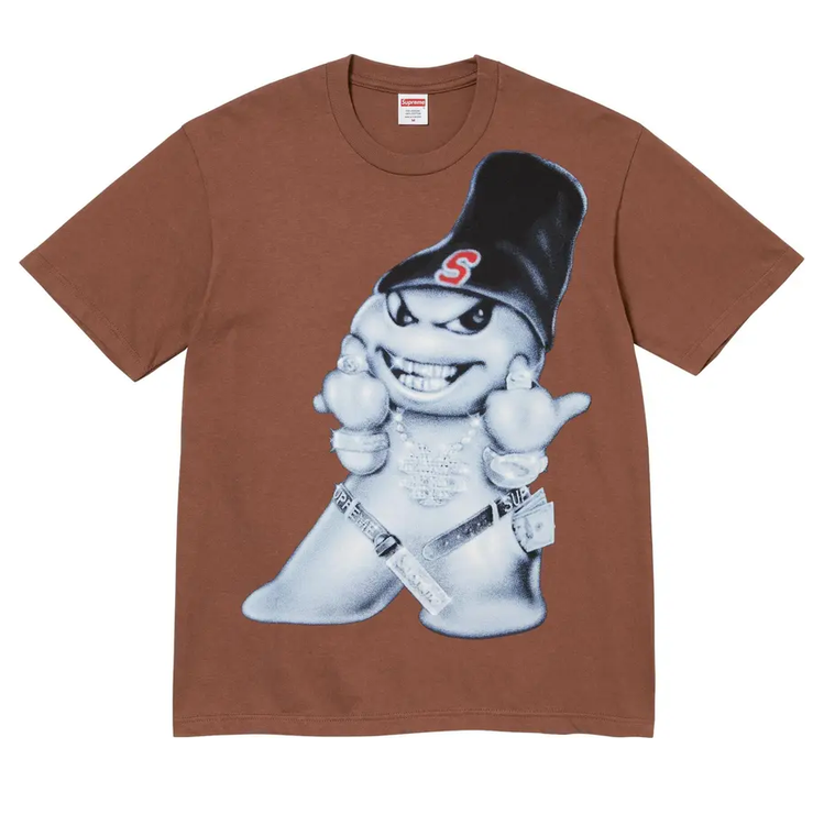 Supreme Snowman Tee 'Brown'
