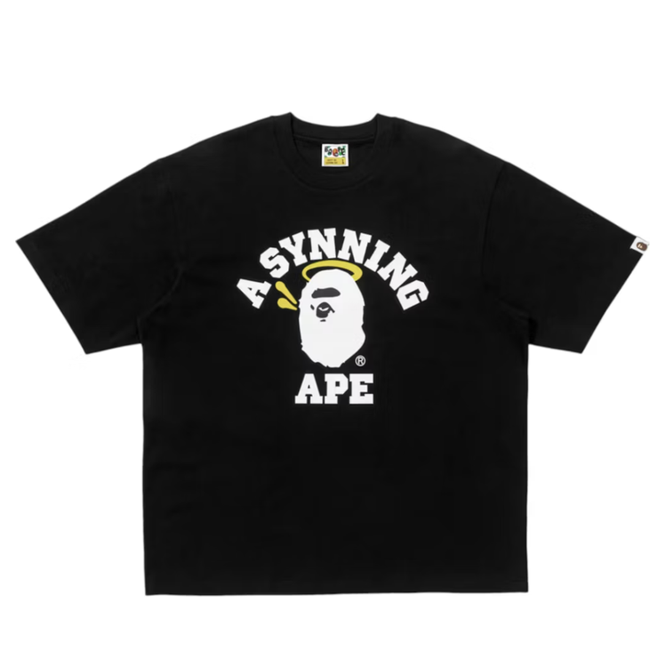Bape x Central Cee x Spotify Syning Ape Tee Black