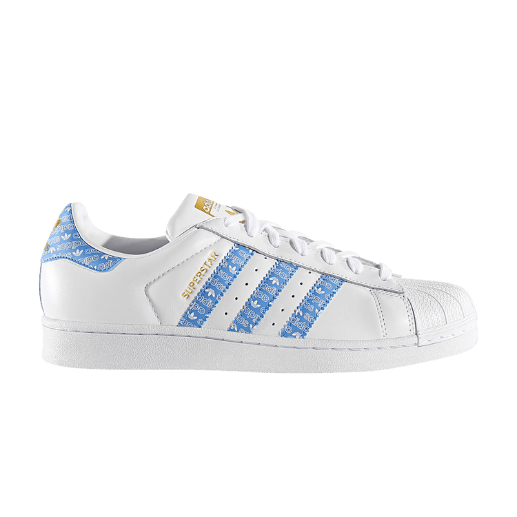 Superstar 'Real Blue Logo Print'