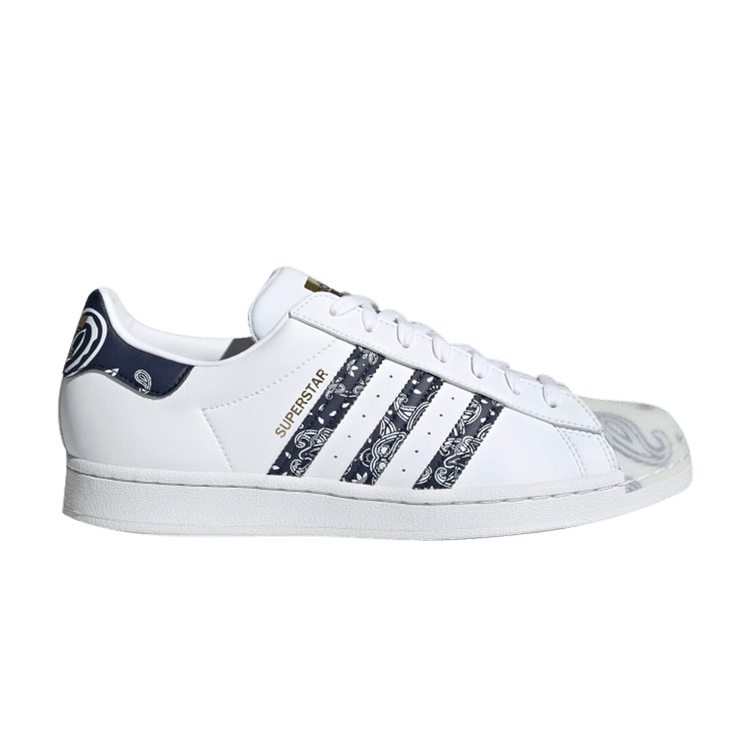 Superstar 'Bandana - White Collegiate Navy'