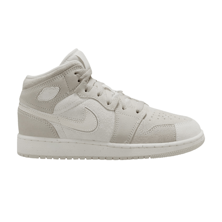 Air Jordan 1 Mid SE Craft GS 'Pale Ivory'