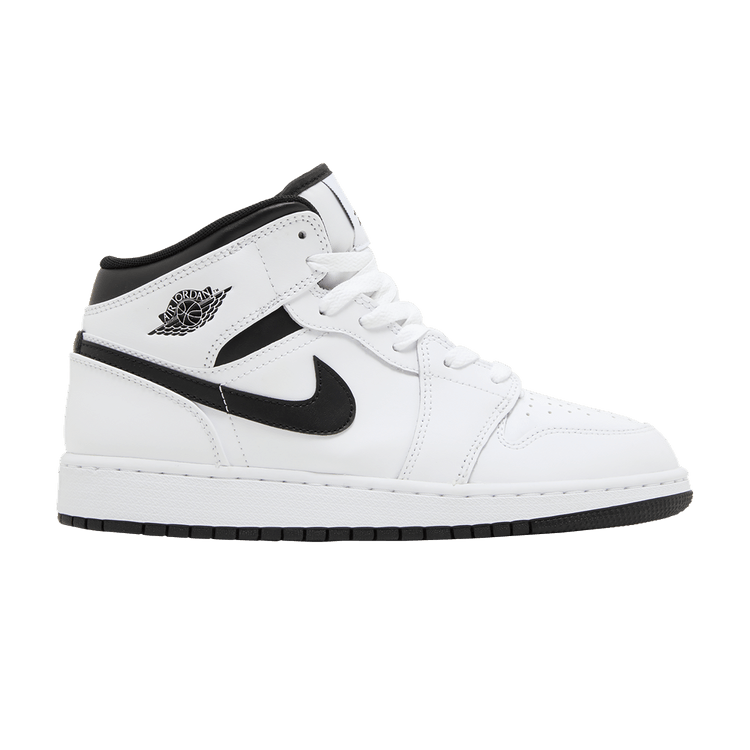 Air Jordan 1 Mid GS 'White Black'