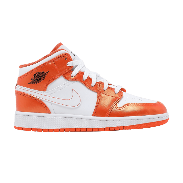 Air Jordan 1 Mid SE GS 'Electro Orange'