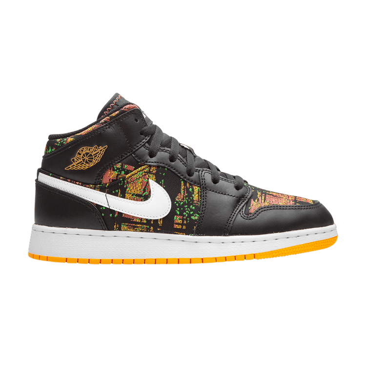 Air Jordan 1 Mid GS 'Black Laser Orange'