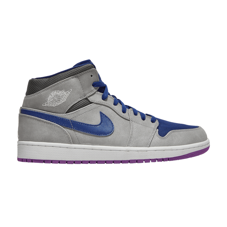 Air Jordan 1 Mid 'Matte Silver Purple'