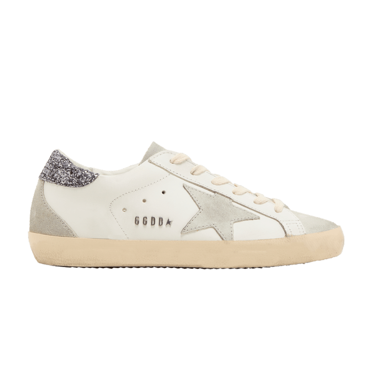 Golden Goose Wmns Superstar 'White Grey Glitter'