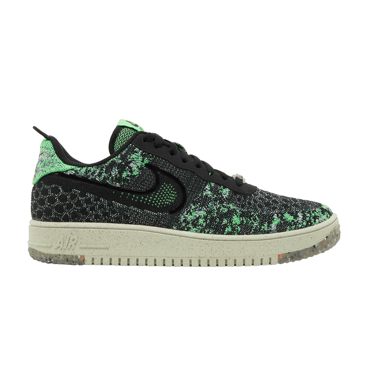 Air Force 1 Crater Flyknit Next Nature 'Black Volt'