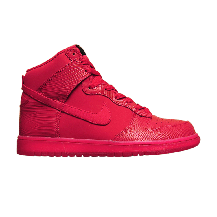 Dunk High 'Red Wood Grain'
